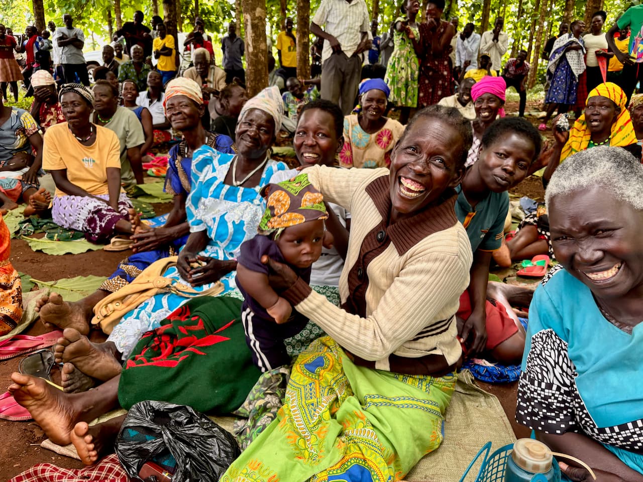 GMHA team working with communities in northern Uganda