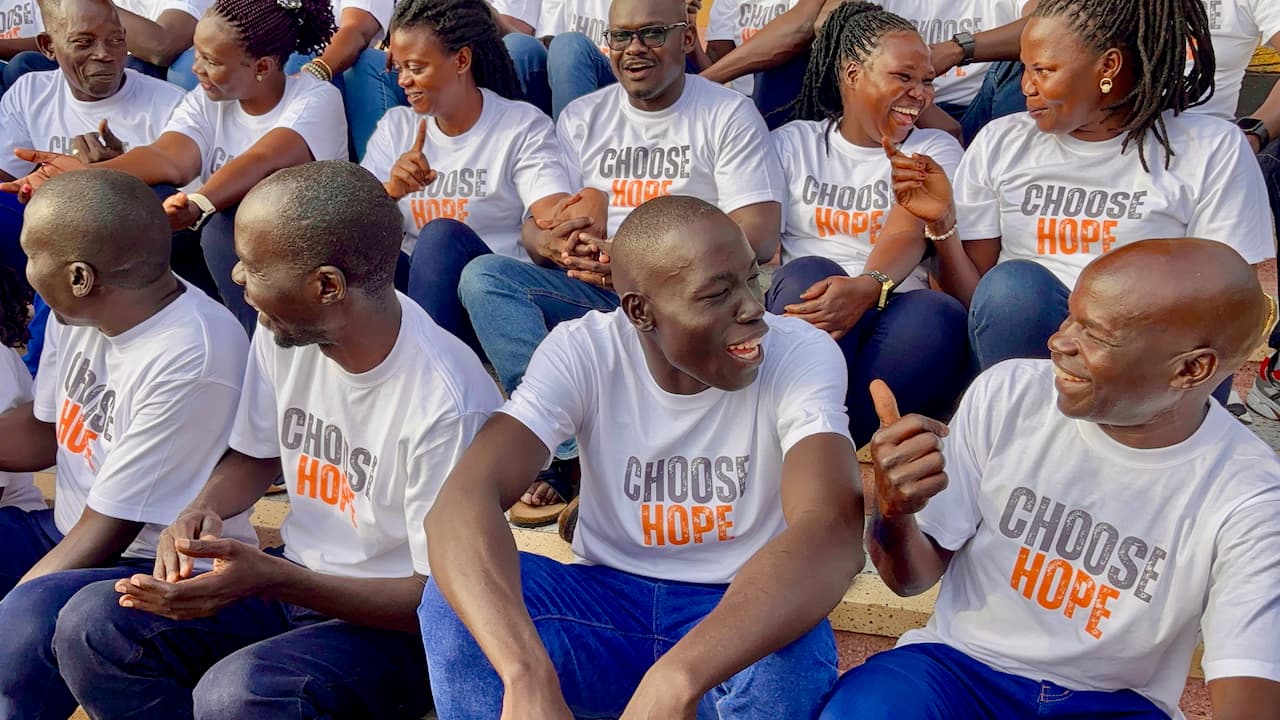 GMHA team members in northern Uganda